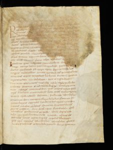 St. Gallen, Stiftsbibliothek, Cod. Sang. 561, p. 177 – Viten der Apostel und altrömischer Heiliger / St.gallische Predigten