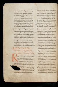 Zürich, Zentralbibliothek, Ms. C 10i, f. 165v – Passionarius maior